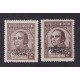 ARGENTINA SERVICIO OFICIAL GJ 631 ESTAMPILLAS MINT SOBRECARGA FINA Y GRUESA U$ 1,8